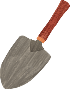 Textured Detailed Eco Friendly Plant Shovel