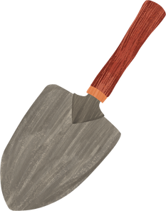 Textured Detailed Eco Friendly Plant Shovel